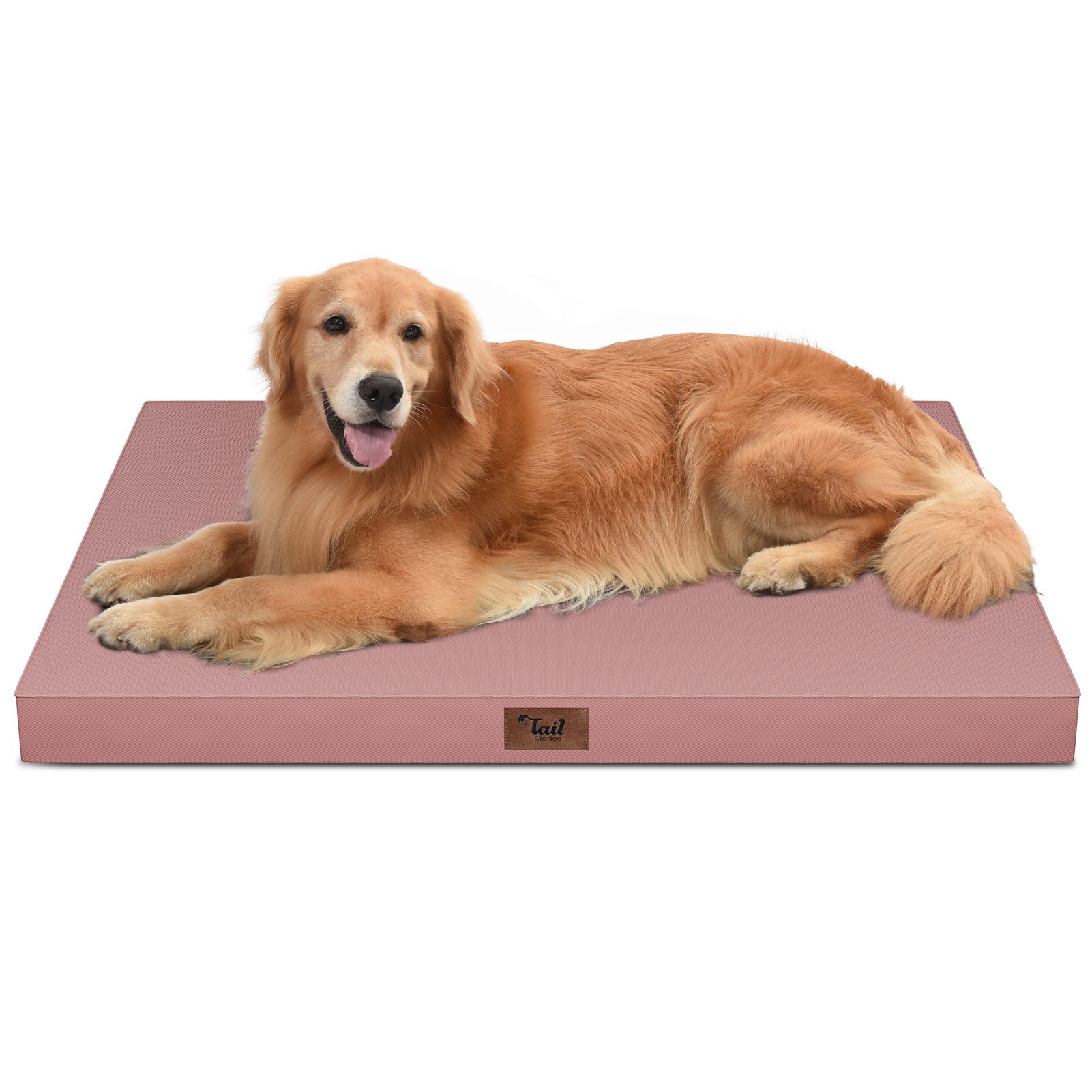 Outdoor All Weather Large Dog Bed, Waterproof Dog Bed for Large Dogs 36x27 Inch, Orthopedic Egg Crate Foam Pet Bed with Washable Removable Oxford Cooling Cover