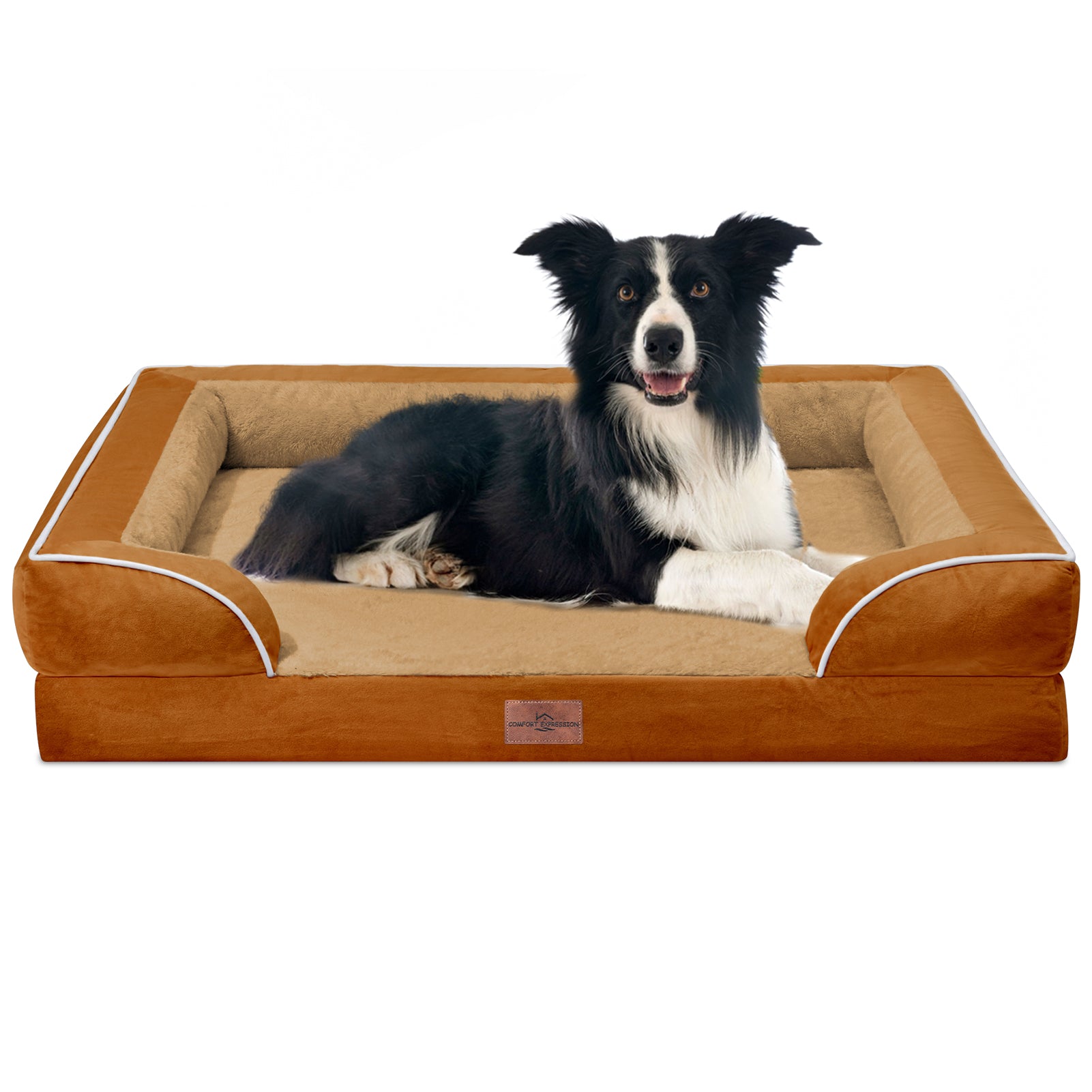 Orthopedic Grey Dog Bed - Medium