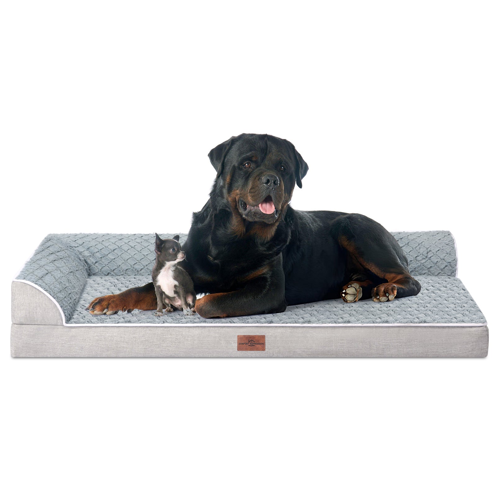 Orthopedic Grey Dog Bed - Medium